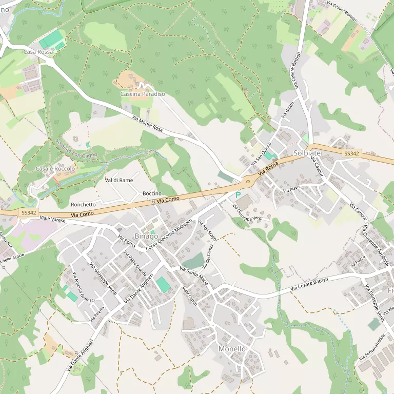 Mappa BINAGO