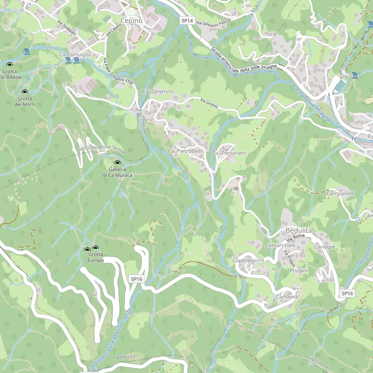 Mappa BEDULITA