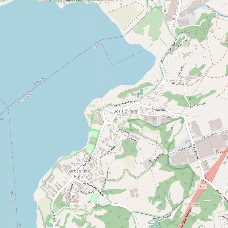 Mappa BOSISIO PARINI