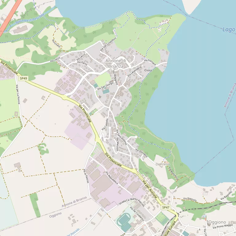 Mappa ANNONE DI BRIANZA