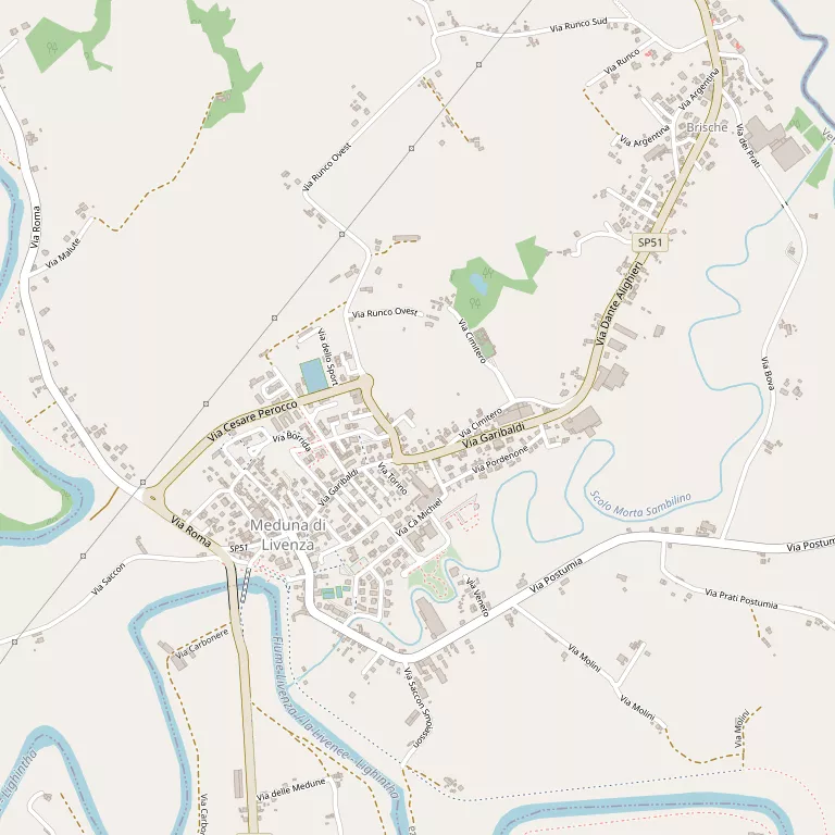 Mappa MEDUNA DI LIVENZA