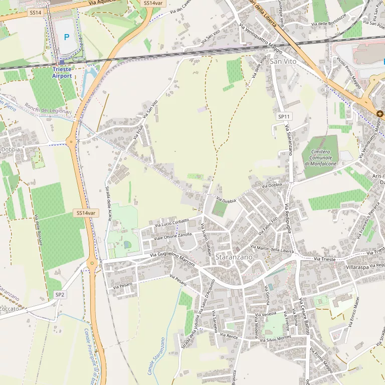 Mappa STARANZANO