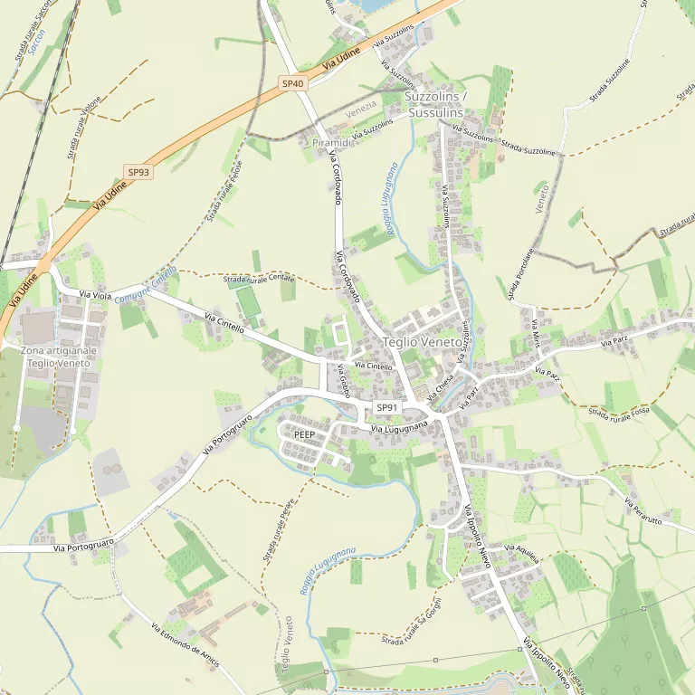 Mappa TEGLIO VENETO