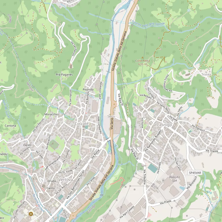 Mappa COLZATE