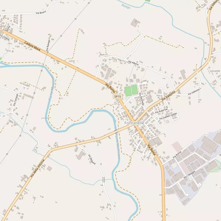 Mappa FONTANELLE