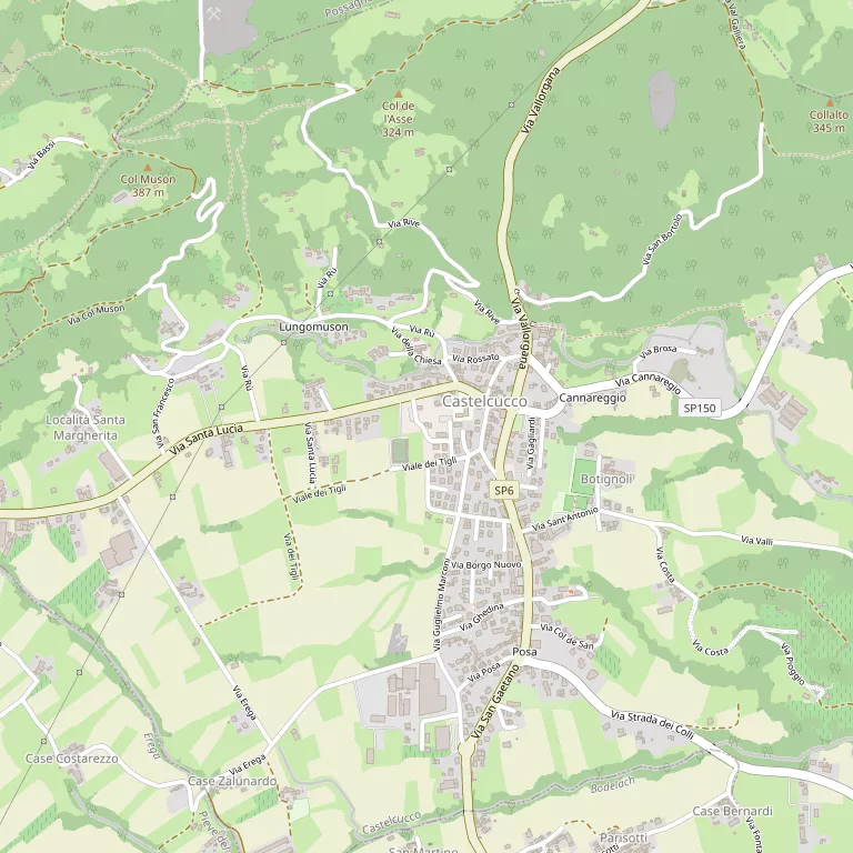 Mappa CASTELCUCCO