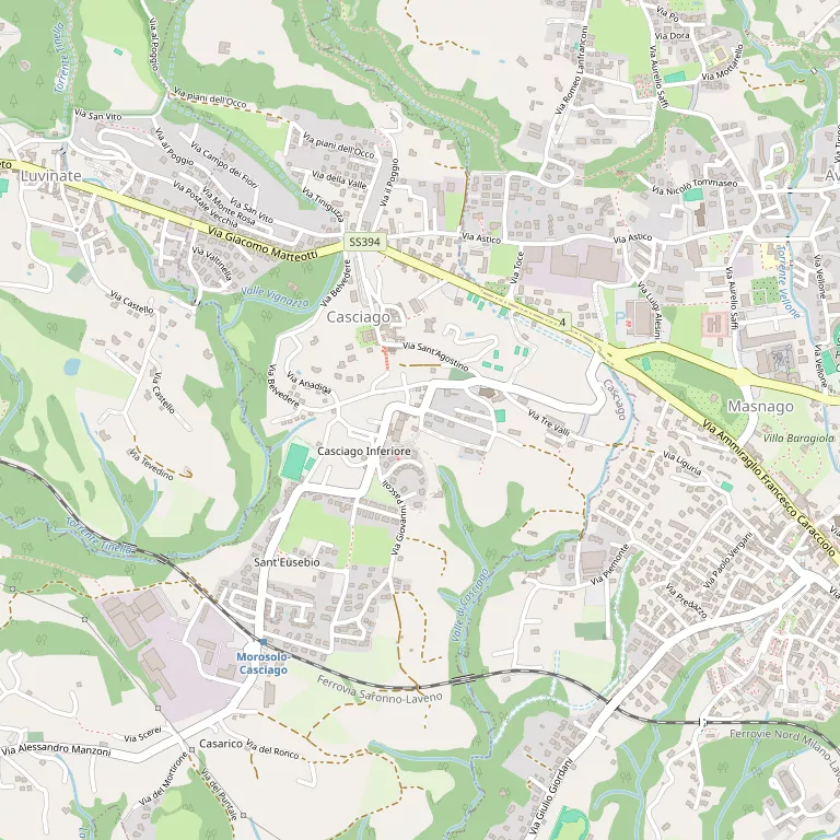 Mappa CASCIAGO