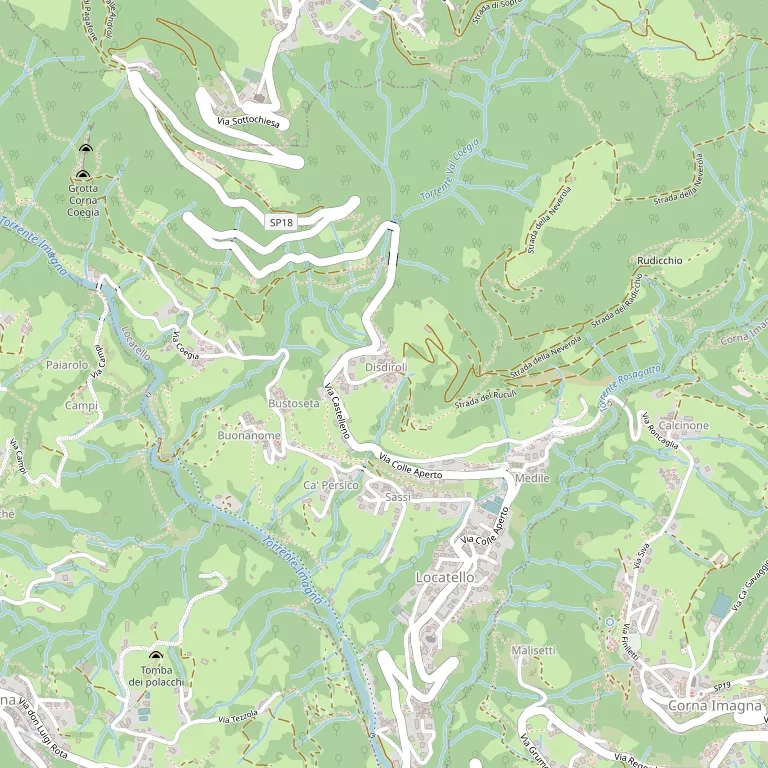 Mappa LOCATELLO