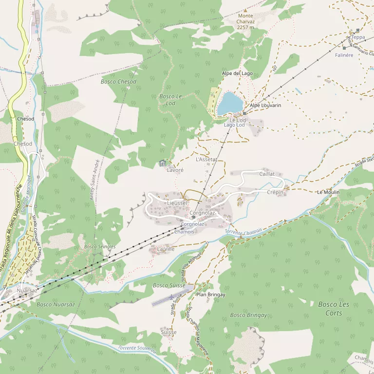 Mappa CHAMOIS