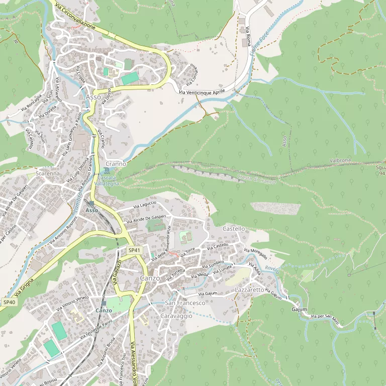 Mappa CANZO