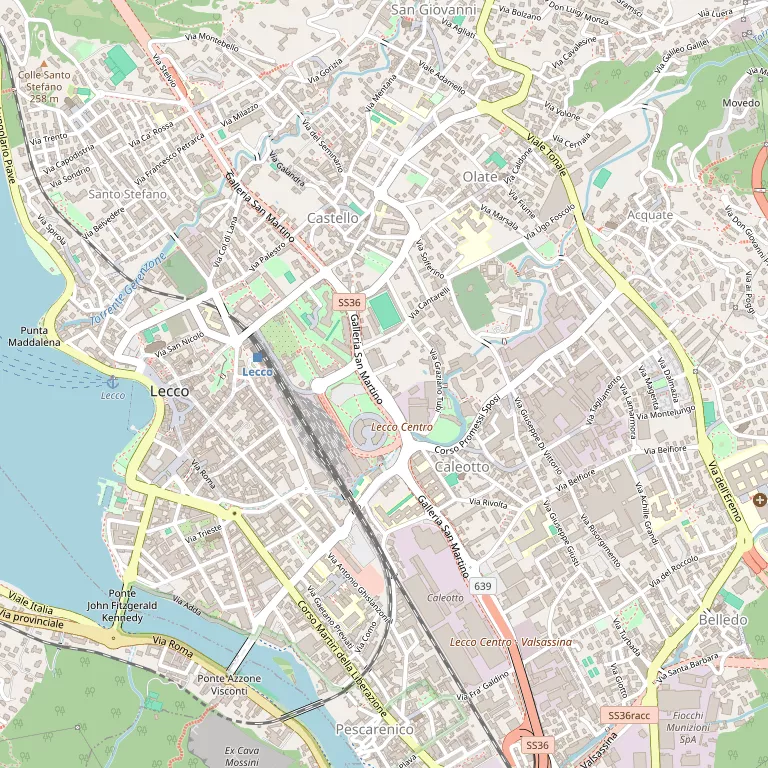 Mappa LECCO