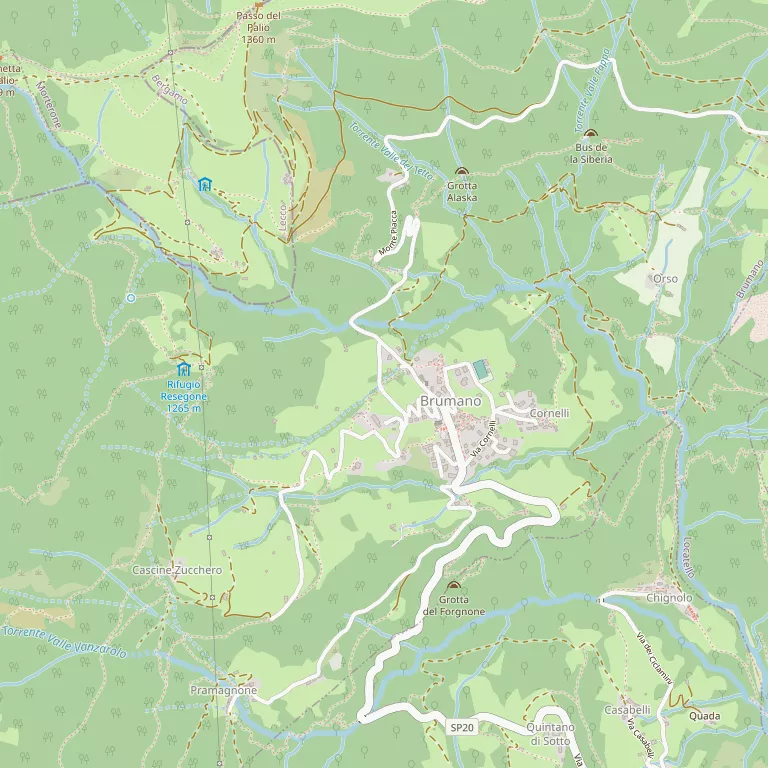 Mappa BRUMANO