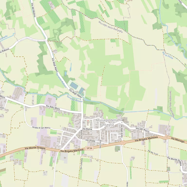 Mappa MORIAGO DELLA BATTAGLIA