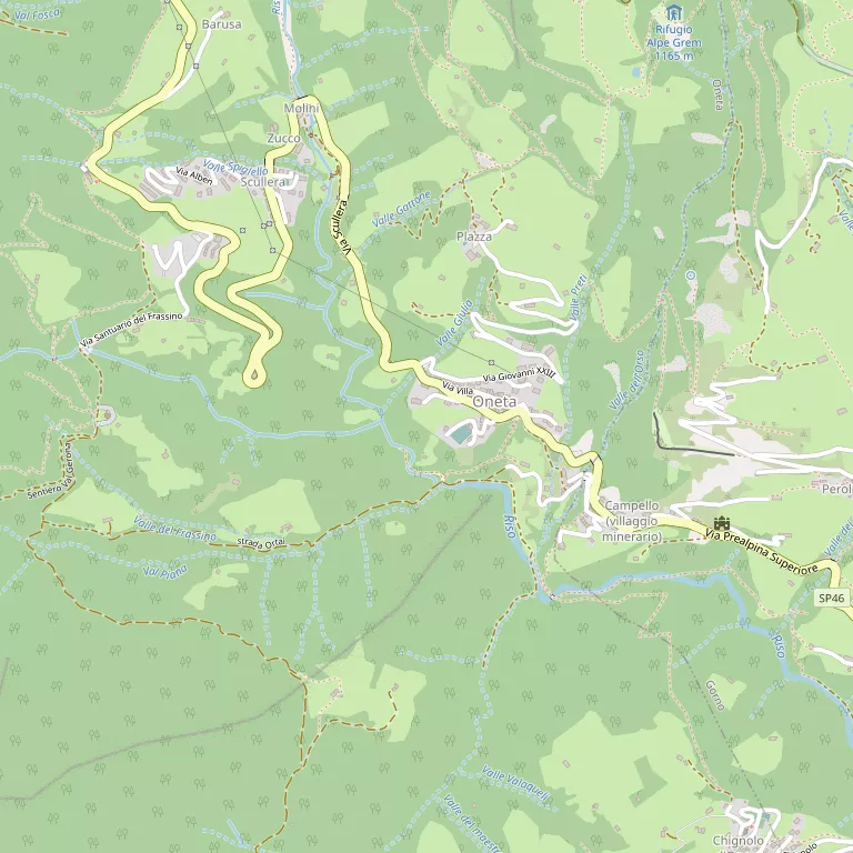 Mappa ONETA