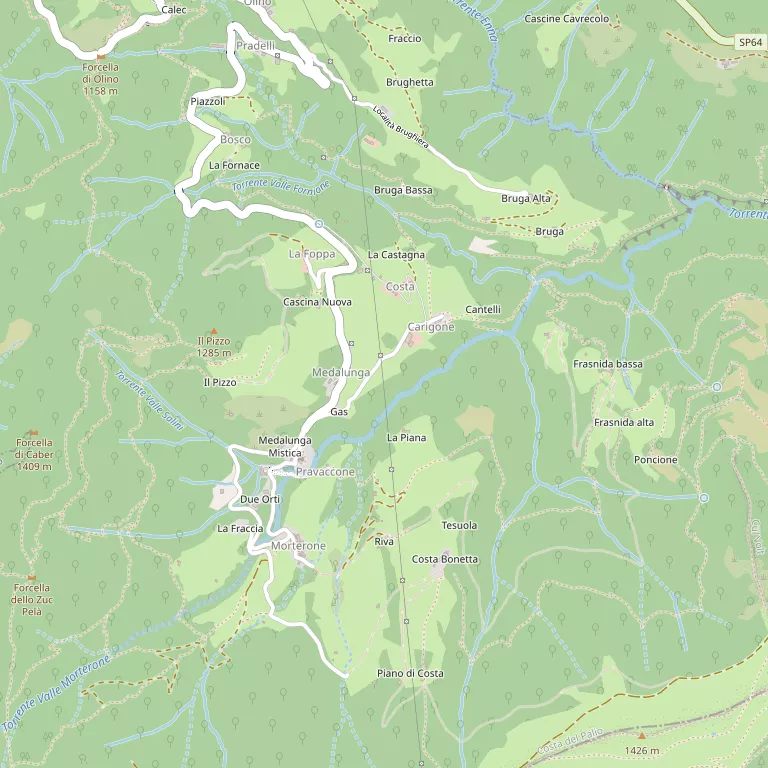 Mappa MORTERONE