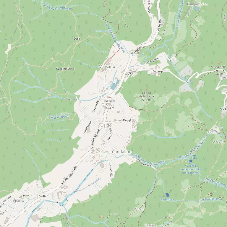 Mappa VALBRONA