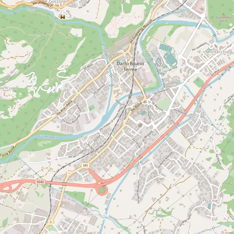 Mappa DARFO BOARIO TERME
