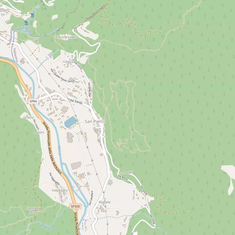 Mappa VALDASTICO