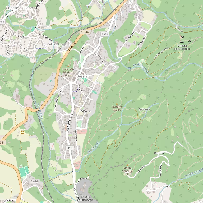Mappa BESANO