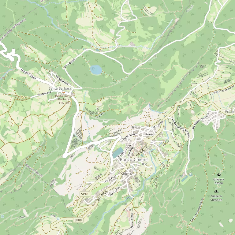 Mappa RONZO-CHIENIS