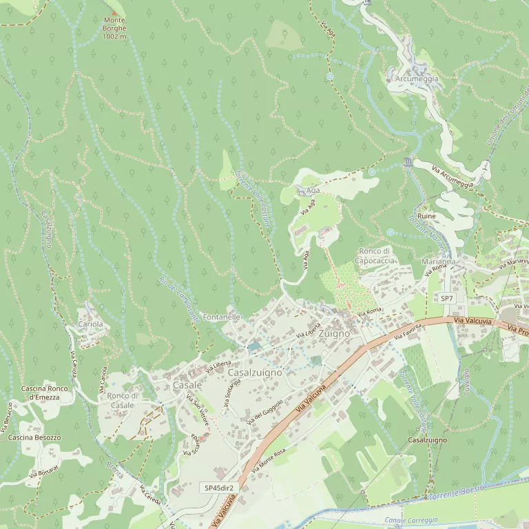 Mappa CASALZUIGNO