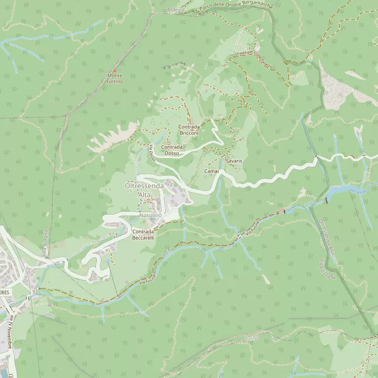 Mappa OLTRESSENDA ALTA