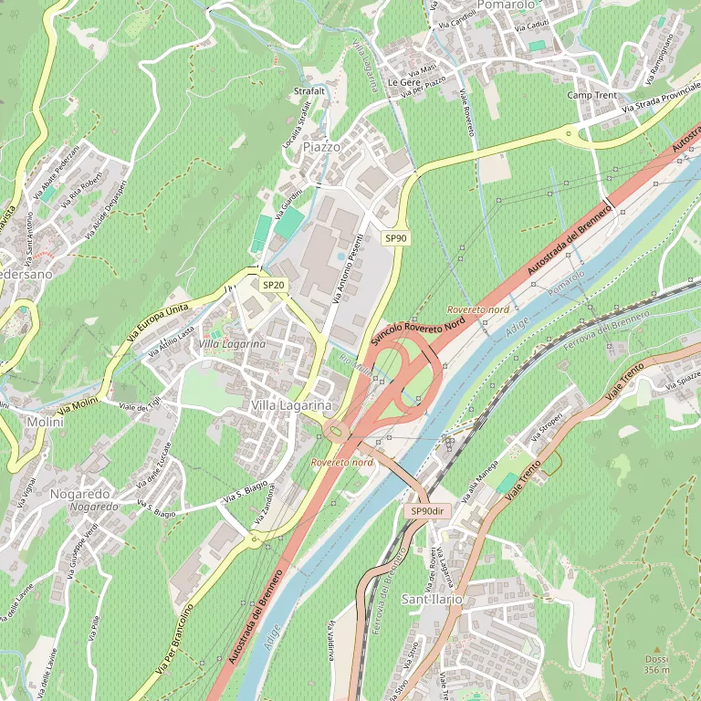 Mappa VILLA LAGARINA