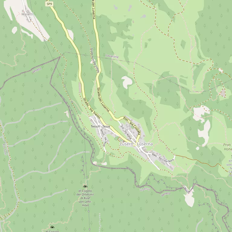 Mappa LUSERNA