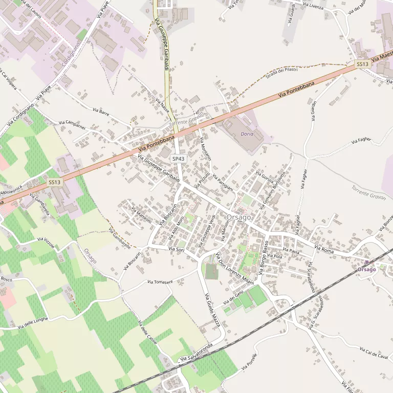 Mappa ORSAGO