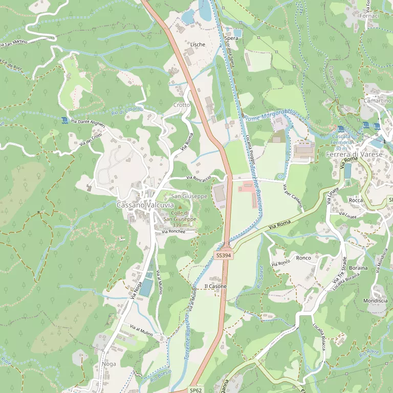 Mappa CASSANO VALCUVIA