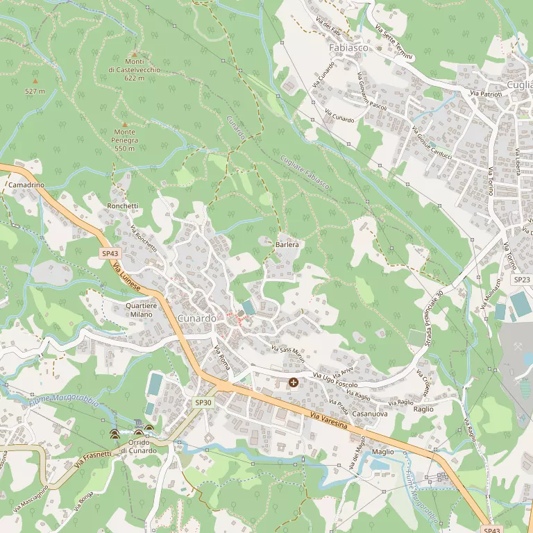 Mappa CUNARDO