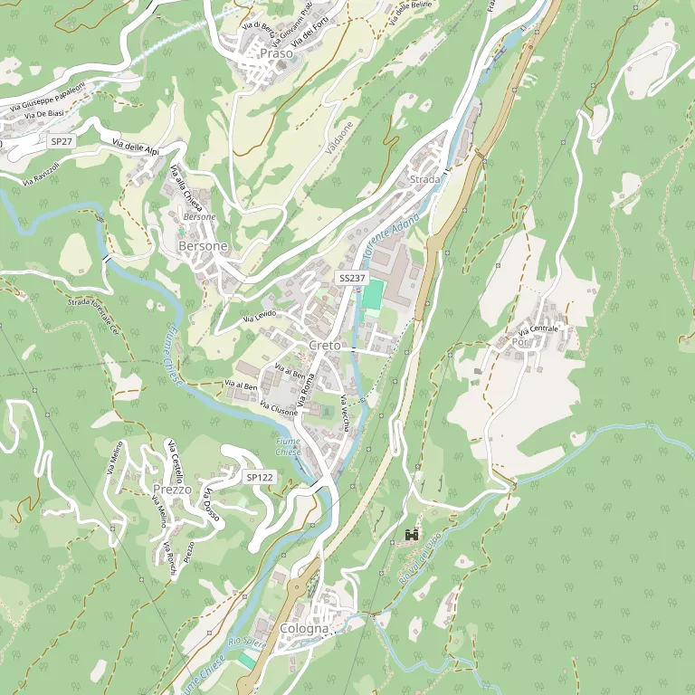 Mappa PIEVE DI BONO-PREZZO