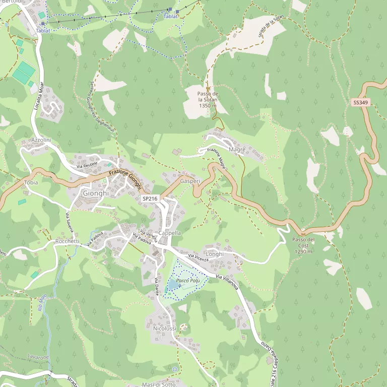 Mappa LAVARONE
