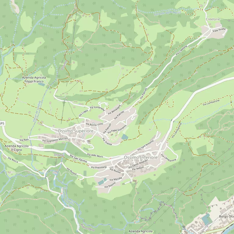 Mappa OSSIMO