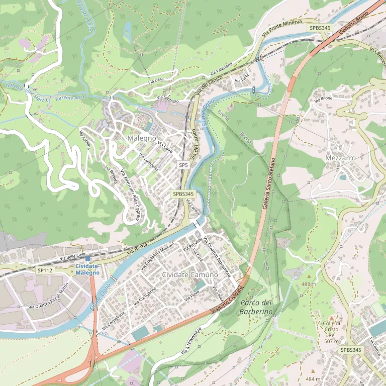 Mappa CIVIDATE CAMUNO
