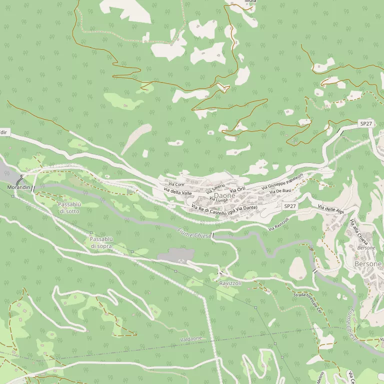 Mappa VALDAONE