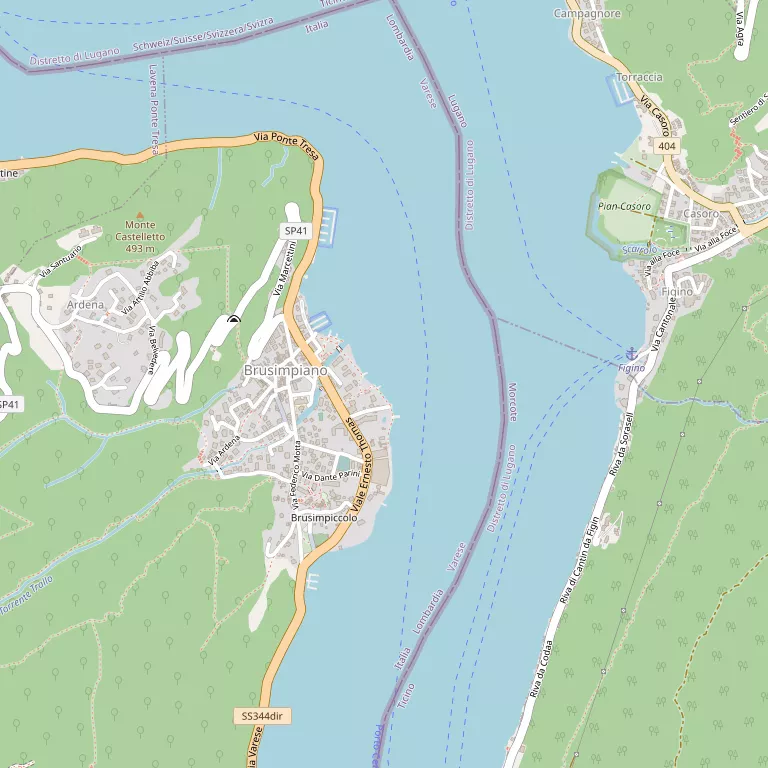 Mappa BRUSIMPIANO