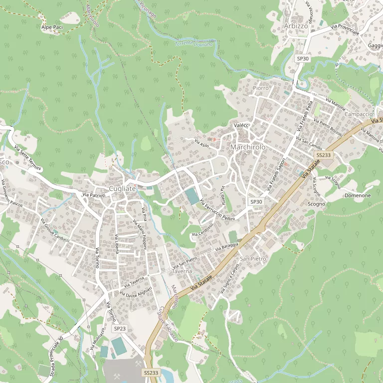 Mappa MARCHIROLO