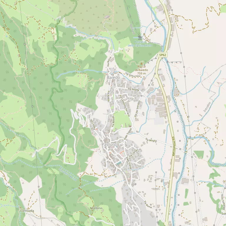 Mappa PASTURO