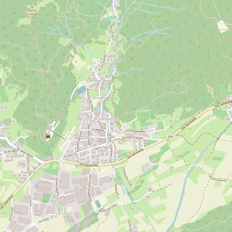 Mappa CISON DI VALMARINO