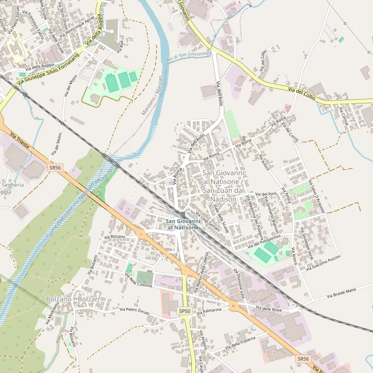 Mappa SAN GIOVANNI AL NATISONE