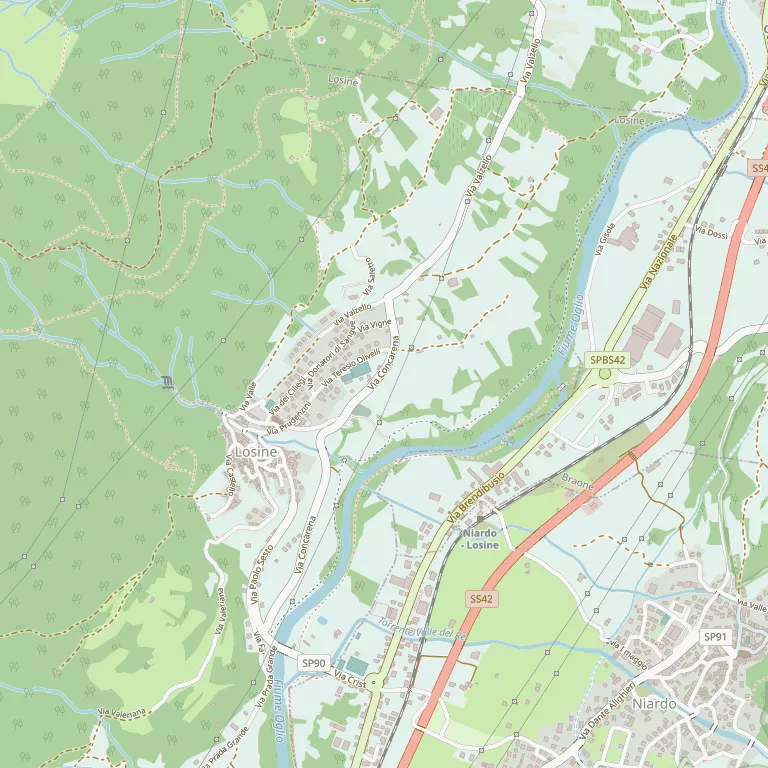 Mappa LOSINE