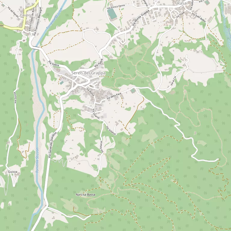 Mappa SEREN DEL GRAPPA