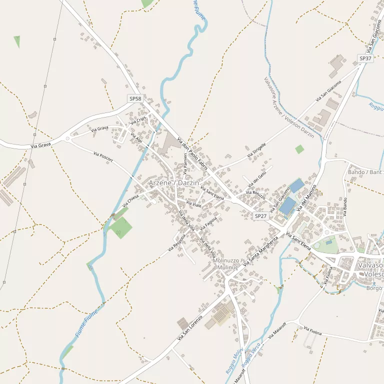 Mappa VALVASONE ARZENE