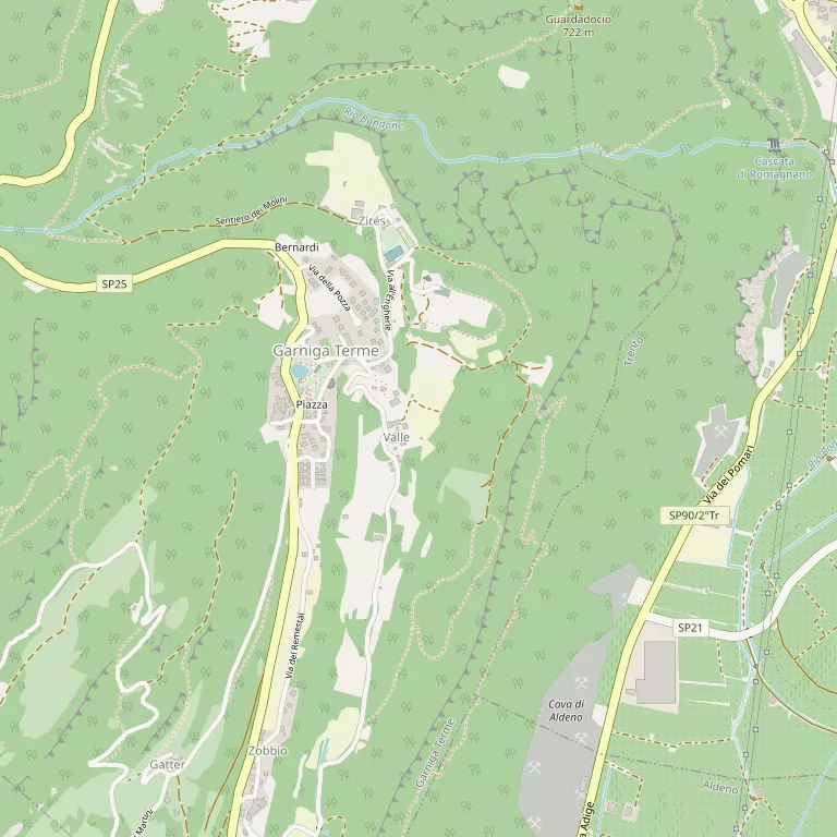 Mappa GARNIGA TERME