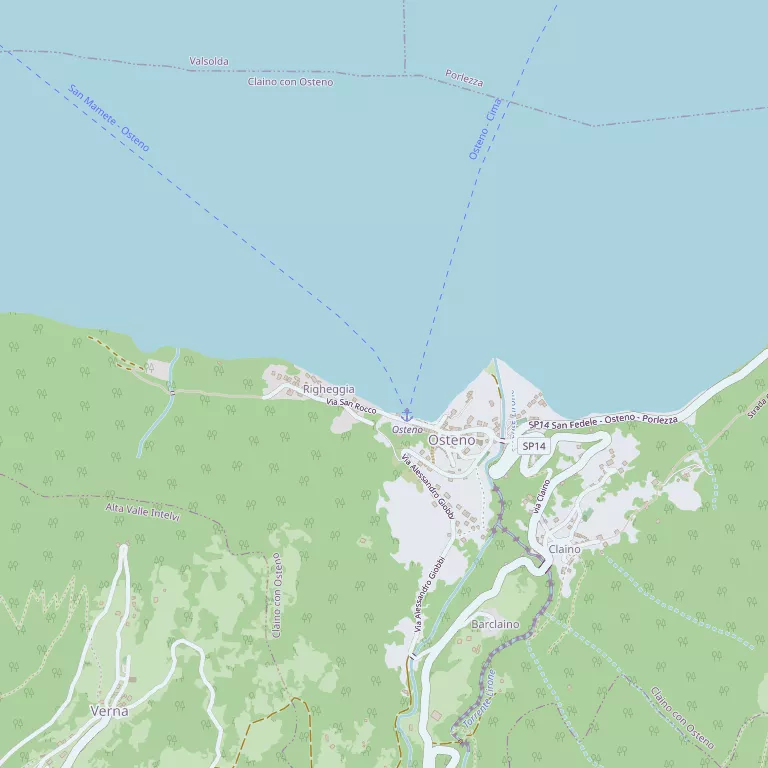 Mappa CLAINO CON OSTENO