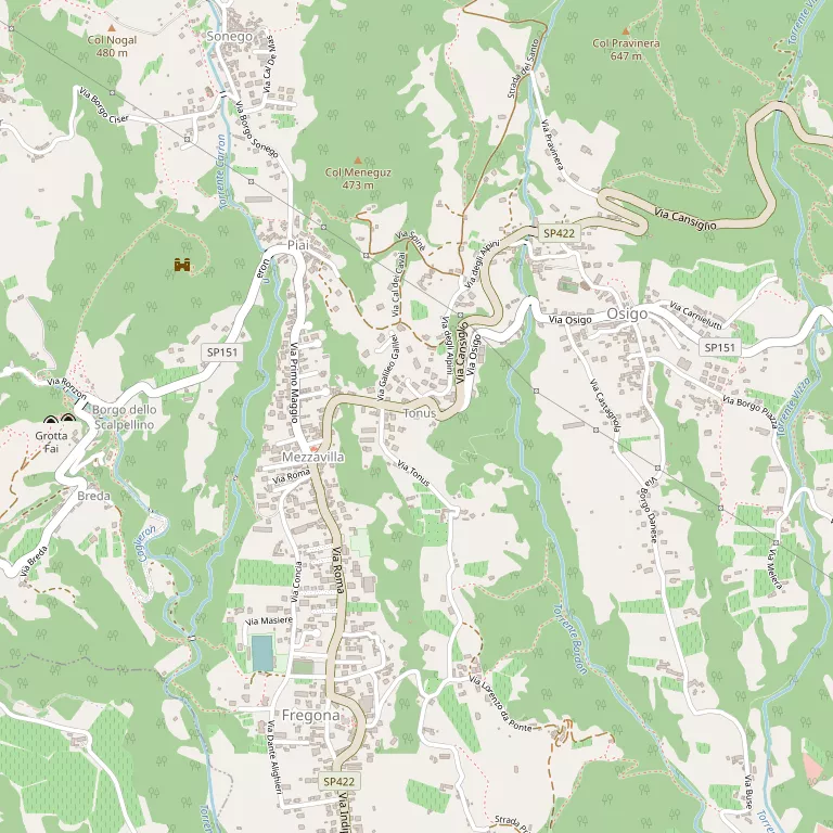 Mappa FREGONA
