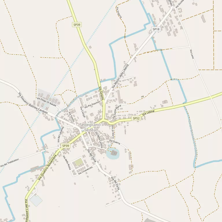 Mappa SEDEGLIANO