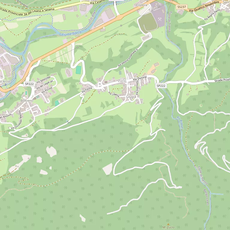 Mappa BORGO LARES