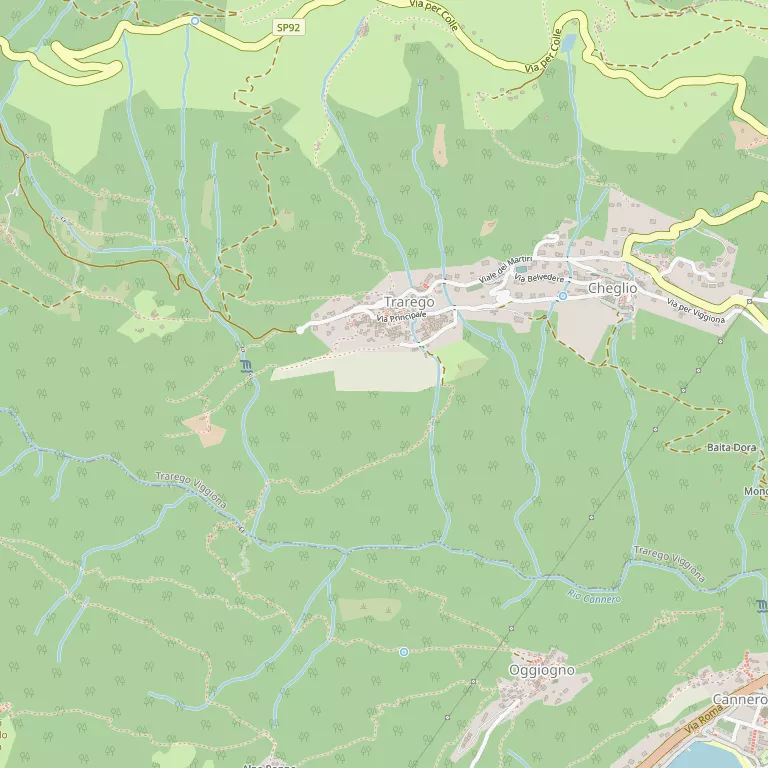 Mappa TRAREGO VIGGIONA